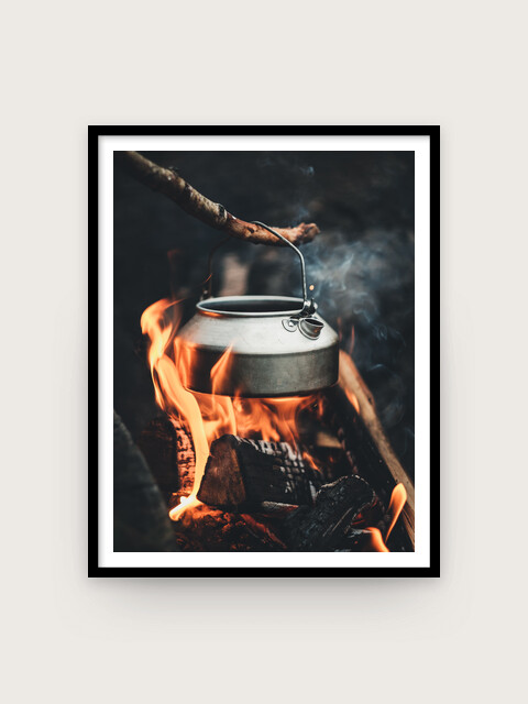 Print: Kaffe över elden